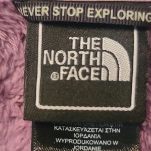 Fuzzy lavendar Northface jacket
